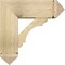 Ekena Millwork Olympic Arts and Crafts Rough Sawn Bracket w/ Offset Brace, Douglas Fir, 8"W x 22"D x 22"H BKT0806X22X22OLY03RDF - alternate 4